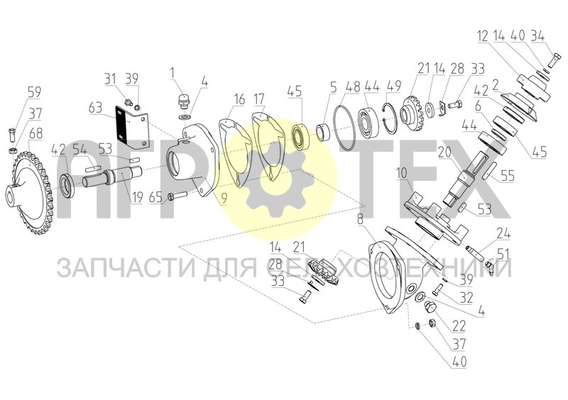 Редуктор (РСМ-10.01.47.130А-01) (№12 на схеме)